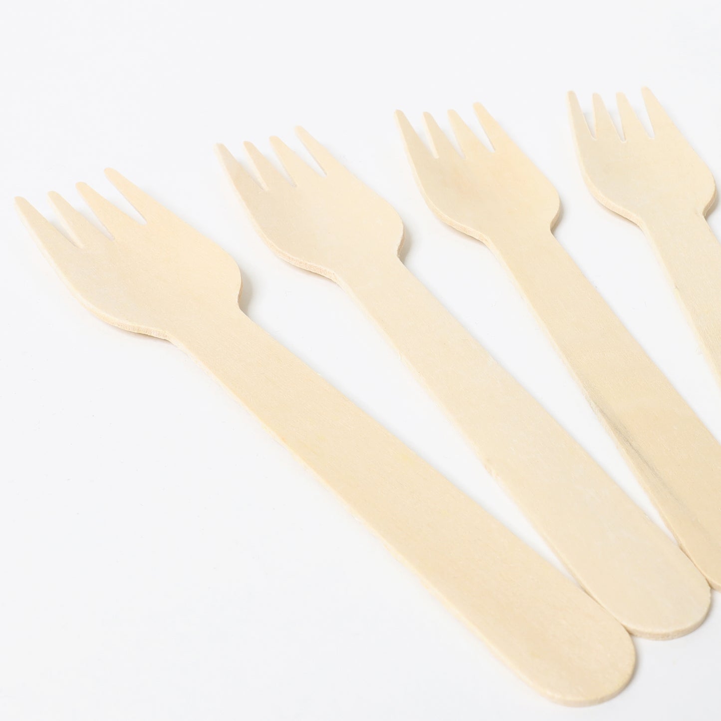 O14 MAGNOLIA WOODEN CUTLERY, (6.3 INCH, 100PCS)-FORK