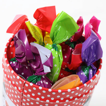 Assorted Fruit Lollipops in Parisian Gift Tin