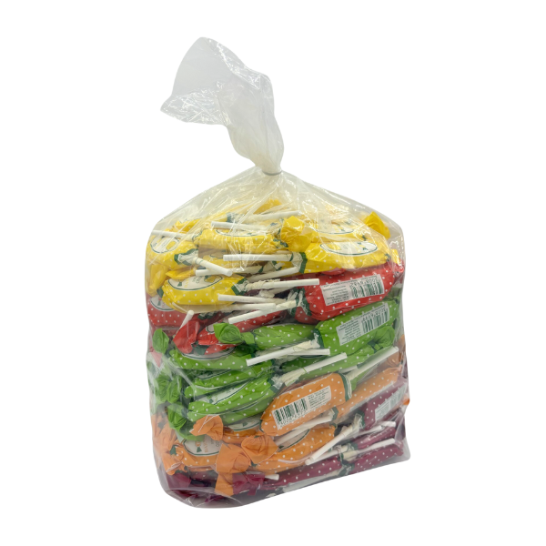 Bonbons Barnier Assorted Fruit Flavored Lollipops - 200 Pcs