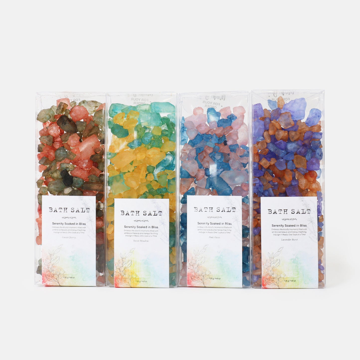 Serenity Soaked in Bliss Bath Salt (4 Set)