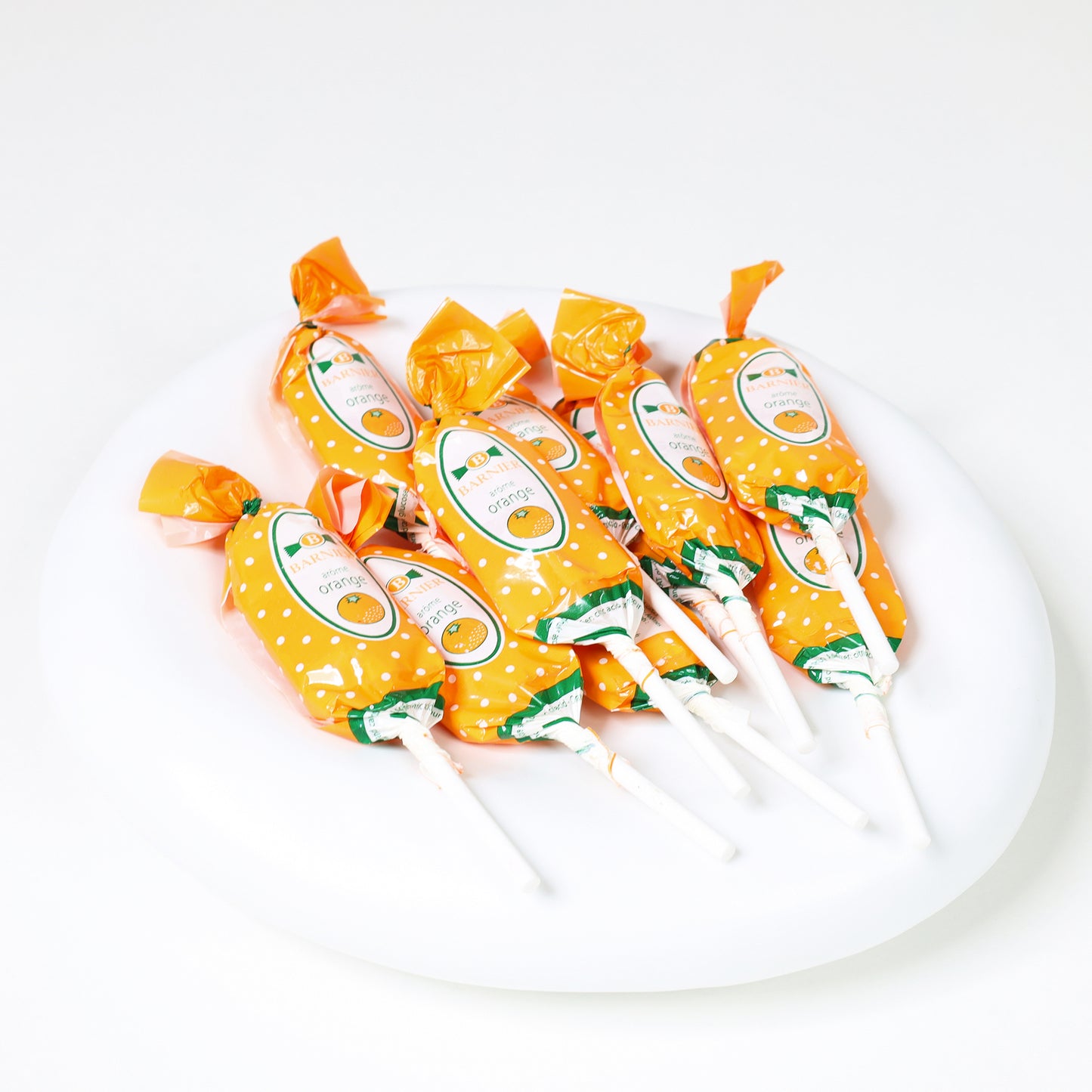 Fruit Flavored Lollipops (Orange)