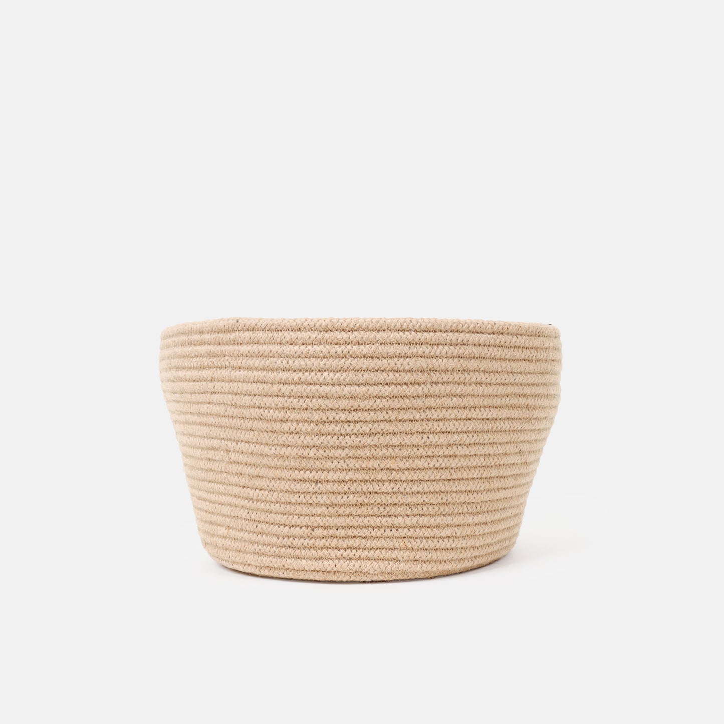 Handwoven Straw Basket for Botted Plant