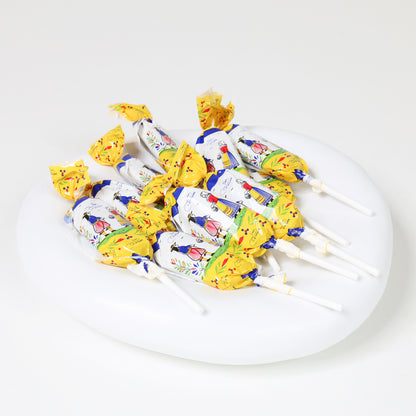 Salted Caramel Lollipops with Quimper Design