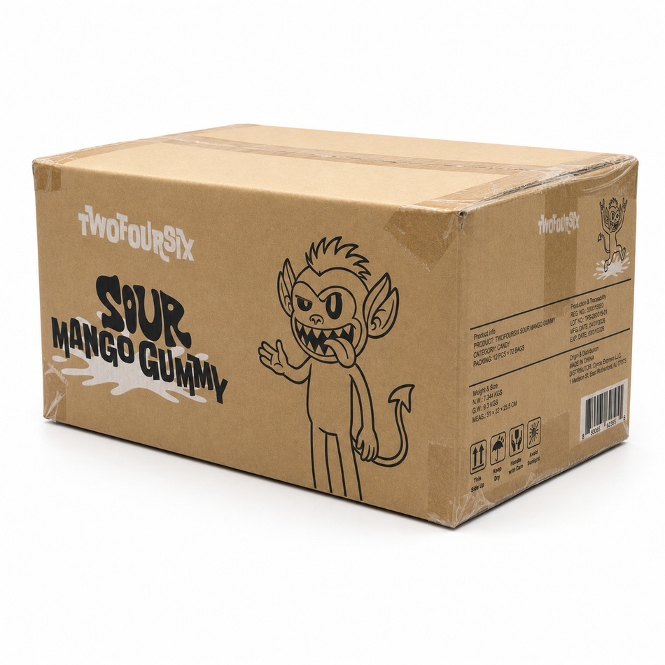 TwoFourSix Sour Mango Gummy 1 Case