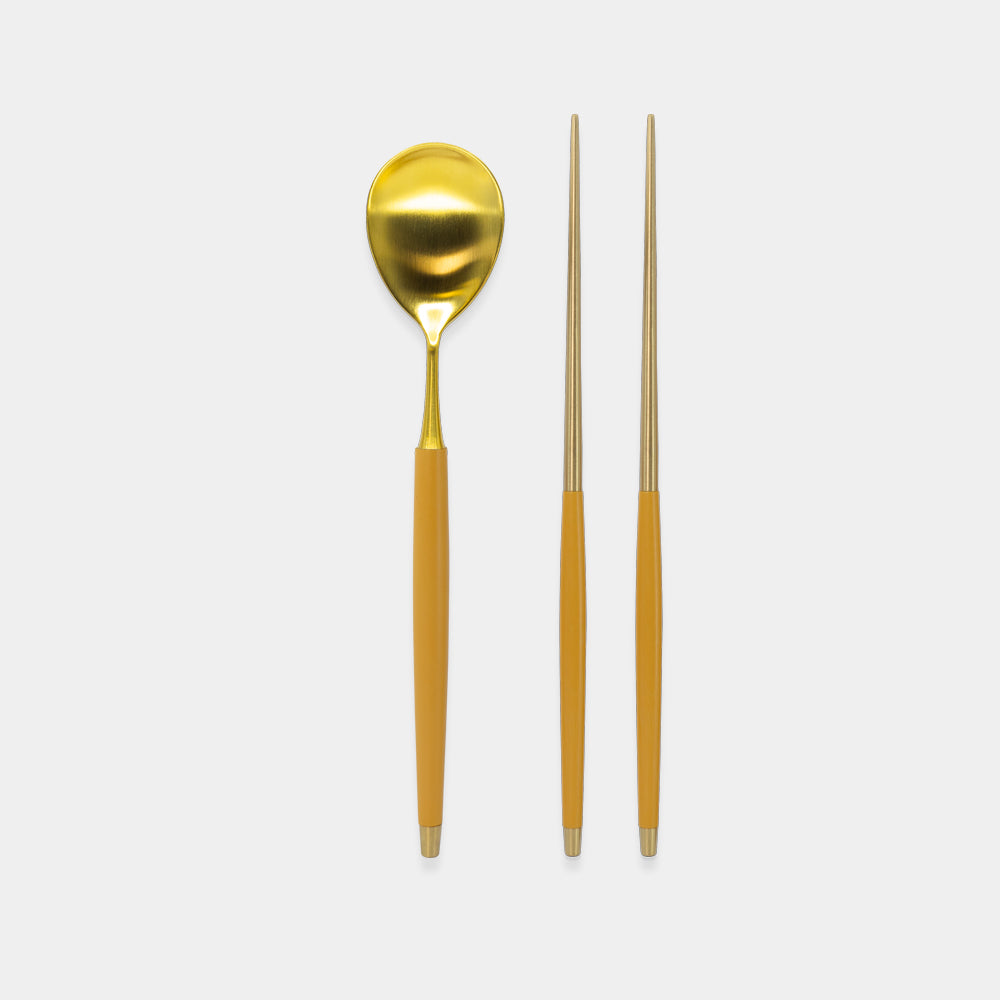 Dustin Dinnerware Spoon and Chopsticks Set