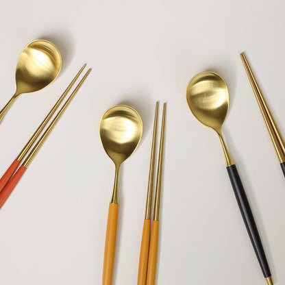 Dustin Dinnerware Spoon and Chopsticks Set