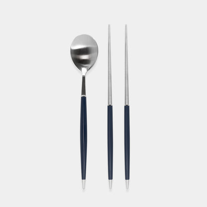 Mont Blanc Satin Dinnerware Spoon and Chopsticks Set