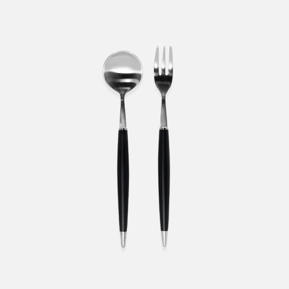 Mont Blanc Satin Dinnerware Tea Spoon and Fork Set